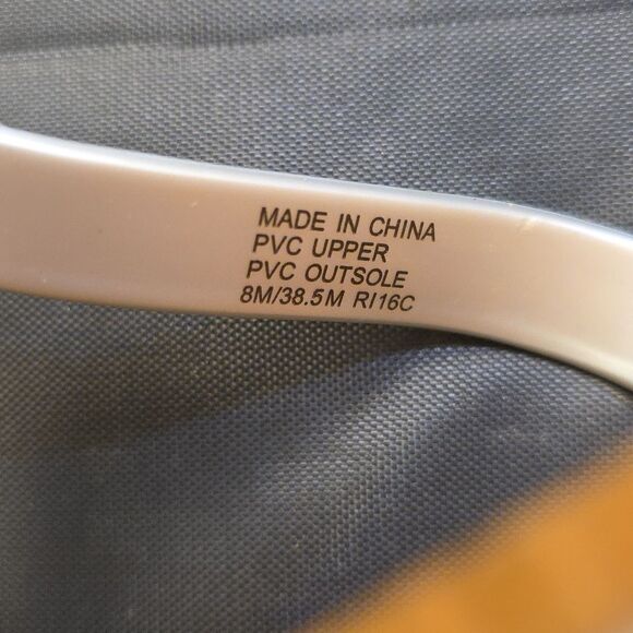 BRAND NEW MICHAEL KORS MK CHARM JELLY FLIP FLOP CORK BOTTOM SANDAL - Picture 15 of 16